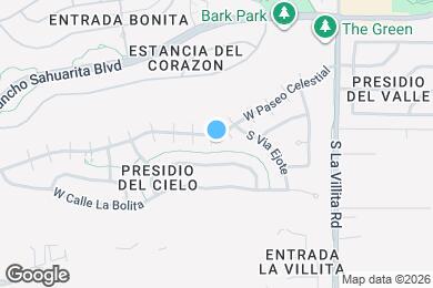 Map image of the property - 281 W Paseo Celestial