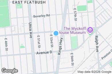 Map image of the property - 586 E 54th St
