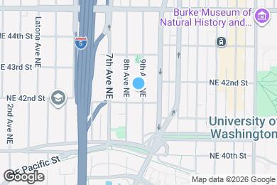 Map image of the property - 4215 9th Ave NE