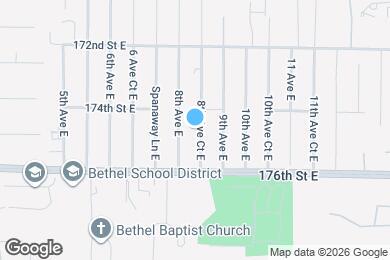 Map image of the property - 17416 8th Avenue Ct E