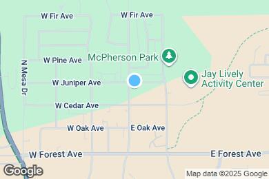 Map image of the property - 1620 N San Francisco St