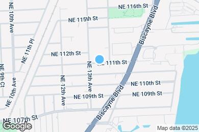 Map image of the property - 1340 NE 111th St