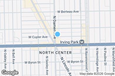 Map image of the property - 1949 W Cuyler Ave
