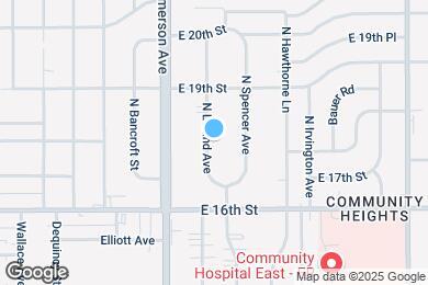 Map image of the property - 1719 N Leland Ave