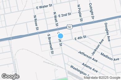 Map image of the property - 47 S Watt St