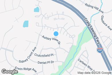 Map image of the property - 3423 Ashley View Dr