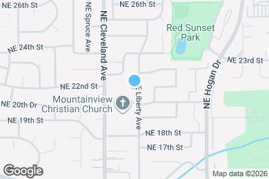 Map image of the property - 2091 NE Liberty Ave