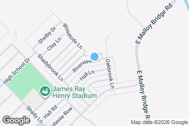 Map image of the property - 1322 Riverview Ln