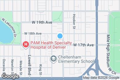 Map image of the property - 1731 Irving St