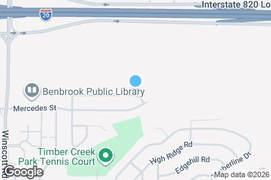 Map image of the property - 1401 Timbercrest Dr