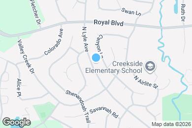 Map image of the property - 609 N Lyle Ave