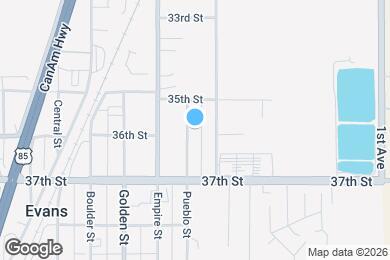 Map image of the property - 3530 Pueblo Street
