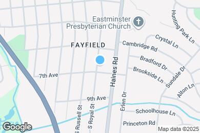 Map image of the property - 551 S Royal St