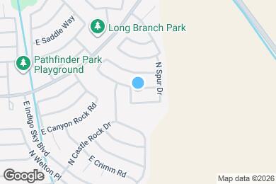 Map image of the property - 1179 E Desert Springs Way