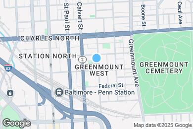 Map image of the property - 1708 Guilford Ave
