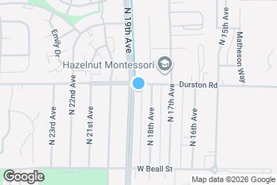 Map image of the property - 520 N 19th Ave