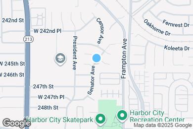 Map image of the property - 24414 1/2 Senator Ave