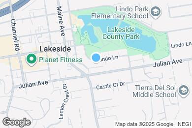 Map image of the property - 12621 Lindo Ln