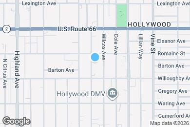 Map image of the property - 936 N Hudson Ave