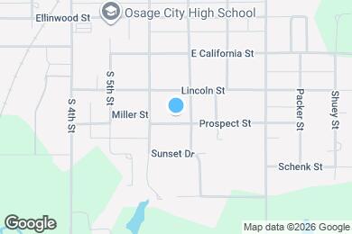 Map image of the property - 626 Prospect St