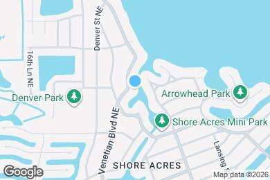Map image of the property - 5541 Bayou Grande Blvd NE