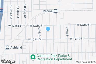 Map image of the property - 12227 S Throop St