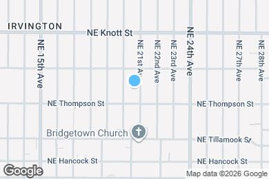 Map image of the property - 2343 NE 21st Ave