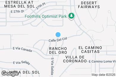 Map image of the property - 11838 E Calle del Cid