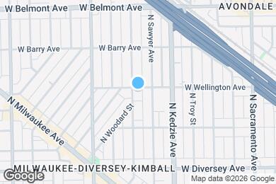 Map image of the property - 2955 N Spaulding Ave