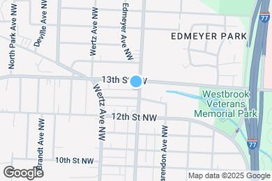 Map image of the property - 1241 Broad Ave NW