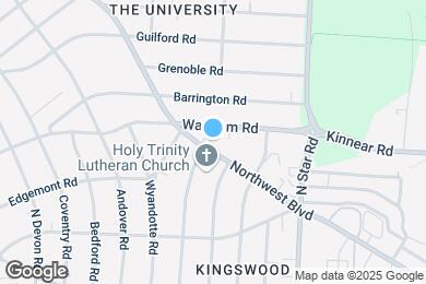 Map image of the property - 2022 Northwest Blvd