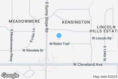 Map image of the property - 13814 W Robin Trl