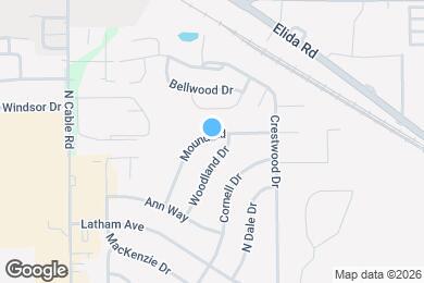 Map image of the property - 1803 Mound Rd