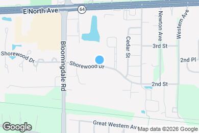 Map image of the property - 252 Shorewood Dr