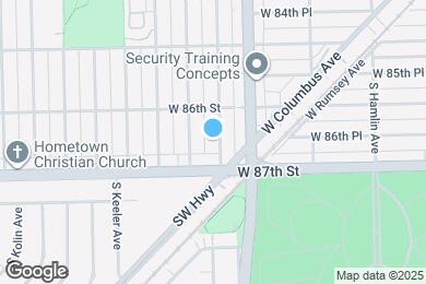 Map image of the property - 8630 S Komensky Ave