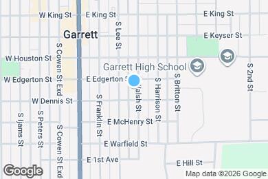 Map image of the property - 408 S Walsh St