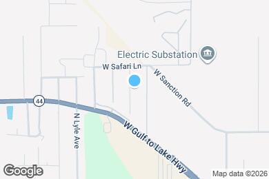 Map image of the property - 1163 N Lion Cub Pt