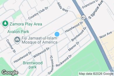 Map image of the property - 215 Hazelwood Dr