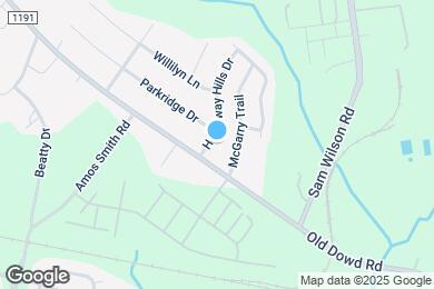 Map image of the property - 4109 Hathaway Hills Dr