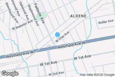 Map image of the property - 343 W Clay Ave