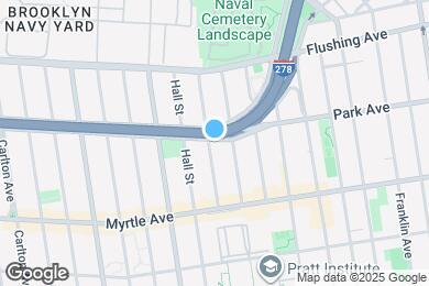 Map image of the property - Super Sunny Gorgeous 2 Queen Size Bedroom in Prime Clinton Hill!