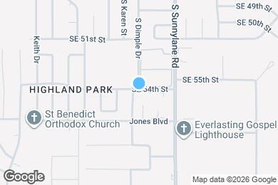 Map image of the property - 4200 SE 54th St
