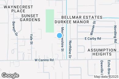 Map image of the property - 107 W Carby Rd