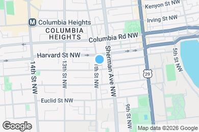 Map image of the property - 2807 11th St NW