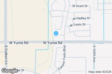 Map image of the property - 16761 W Maricopa St