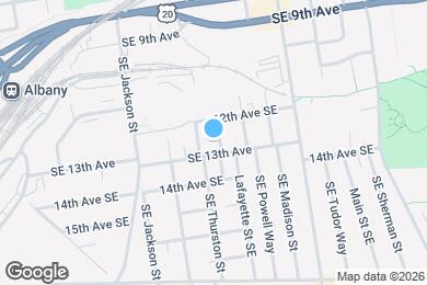 Map image of the property - 1240 SE Hood St