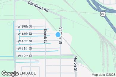 Map image of the property - 2911 W 16th St