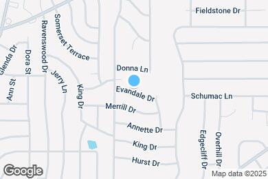 Map image of the property - 613 Evandale Dr