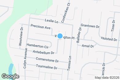 Map image of the property - 1507 Antebellum Dr