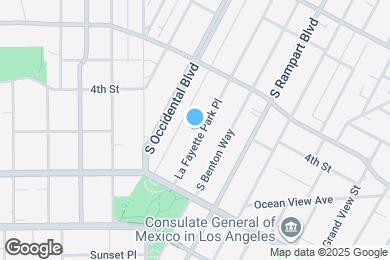 Map image of the property - 421 La Fayette Park Pl